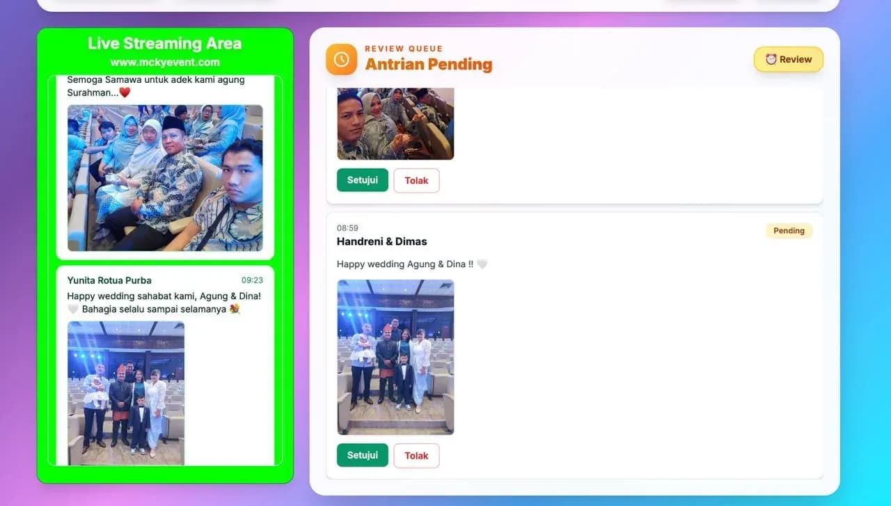 Wedding Live Chat